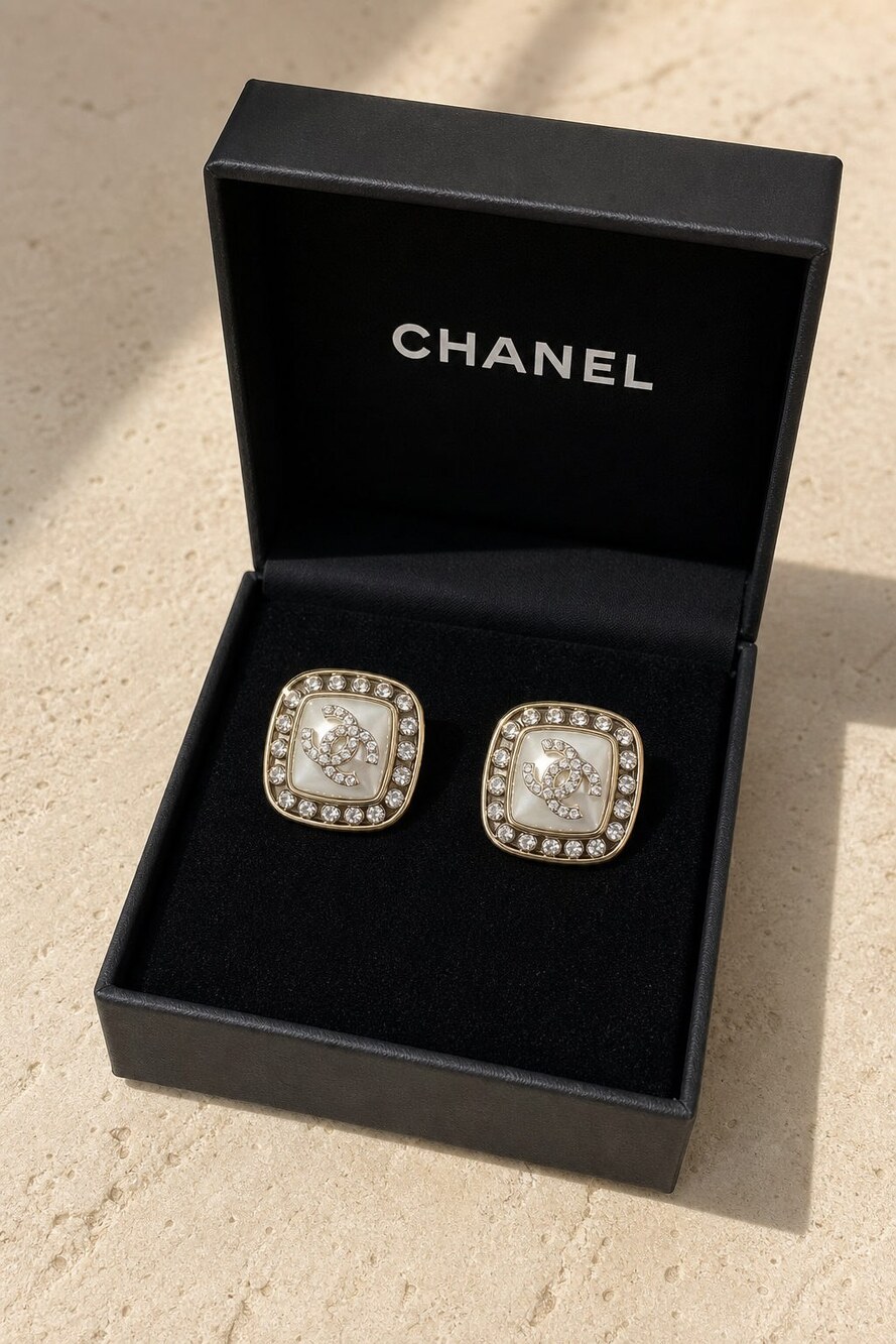 CHANEL Classic Parisian Earrings Style 24 | New with Box - Picture 7 of 9